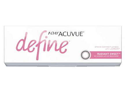 ワンデーアキュビューディファインモイスト ラディアントスウィート 30枚入り 処方箋必須