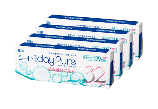 ワンデーピュア うるおいプラス 32枚入り ×4箱