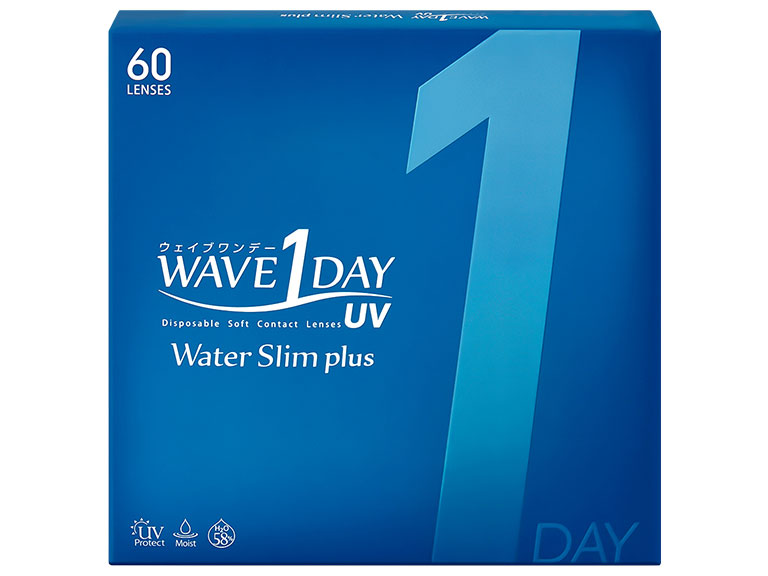 WAVEワンデー UV ウォータースリム plus レンズスピード限定モデル 60枚入り