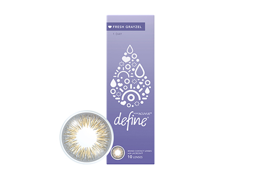 ワンデー アキュビュー ディファイン モイスト フレッシュシリーズ フレッシュ グレーゼル 10枚入り
