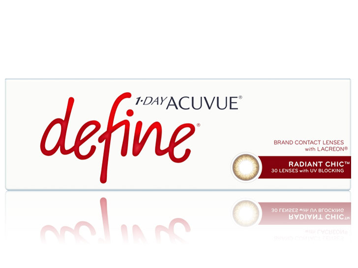 ワンデーアキュビューディファインモイスト ラディアントシック 30枚入り