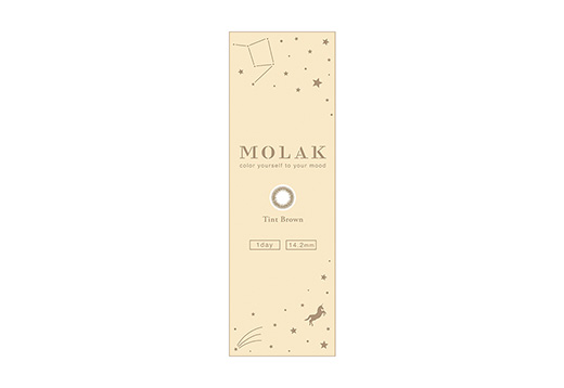 MOLAK 1DAY ティントブラウン 10枚入り