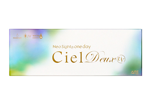 ネオサイトワンデー シエル デュウ UV レギュラーパック ルカブラウン 30枚入り